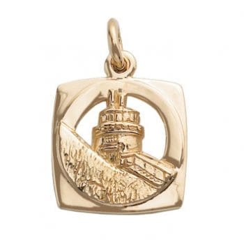 Lighthouse 14k yellow gold